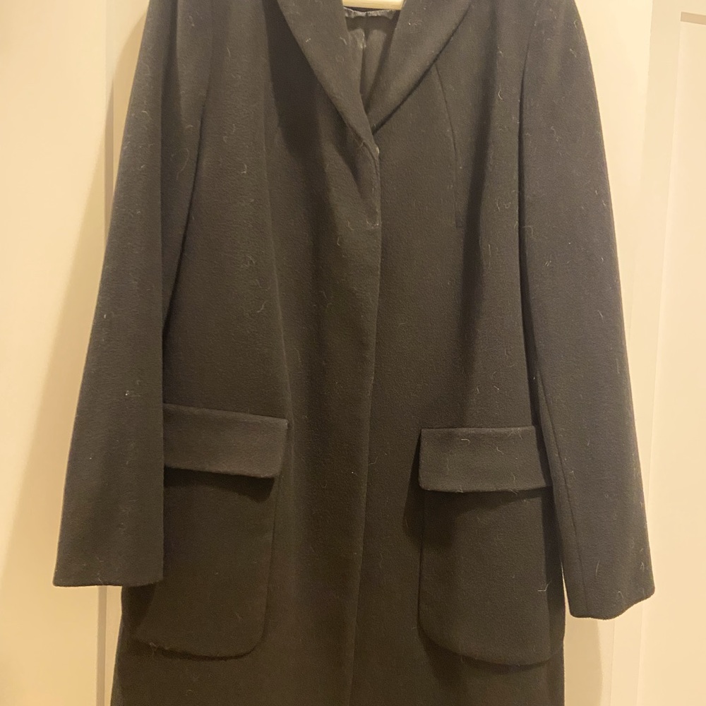 Calvin Klein coat. Perfect for trekking around NYC.